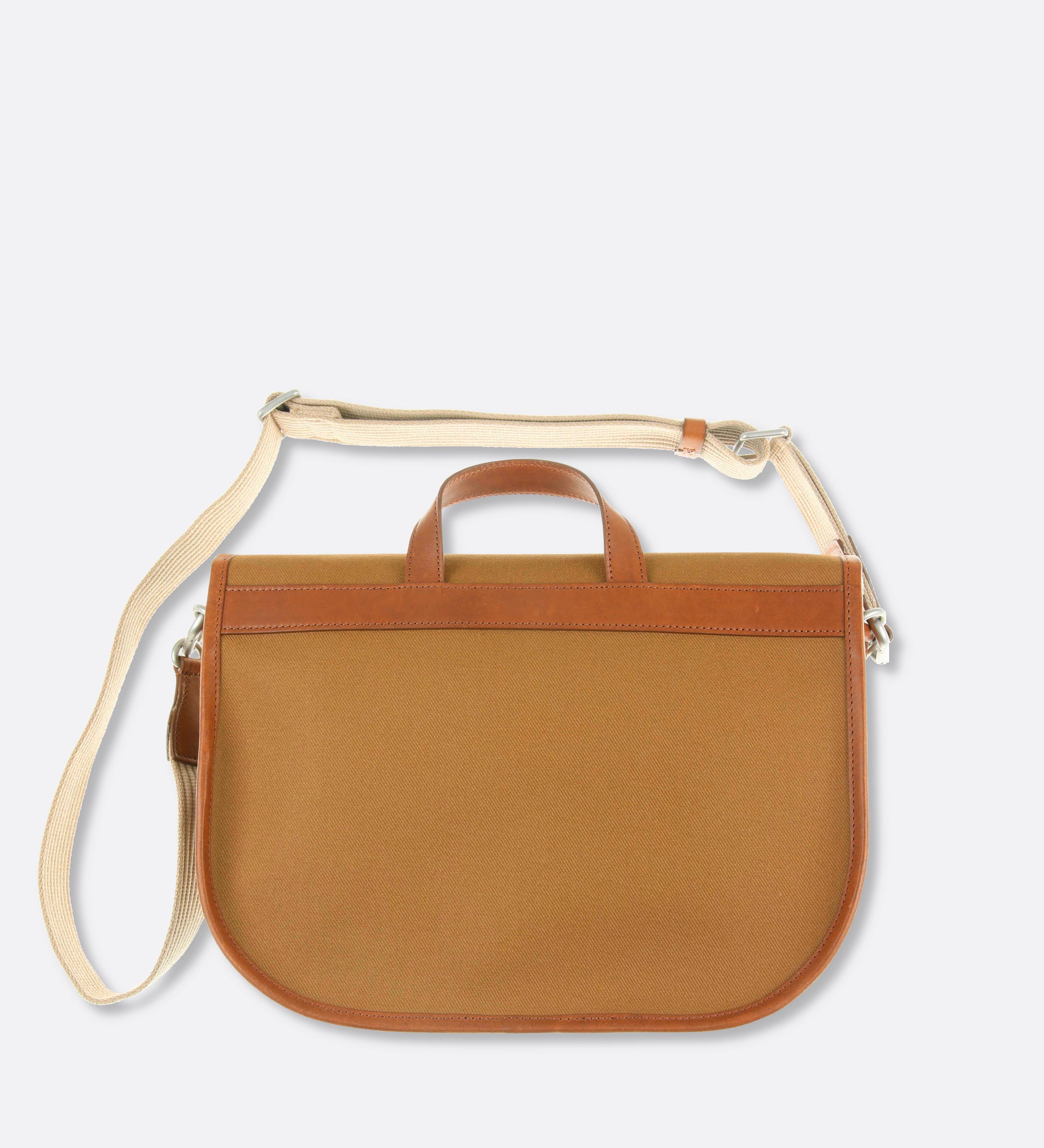 Moyenne besace Made in France caramel THYRS