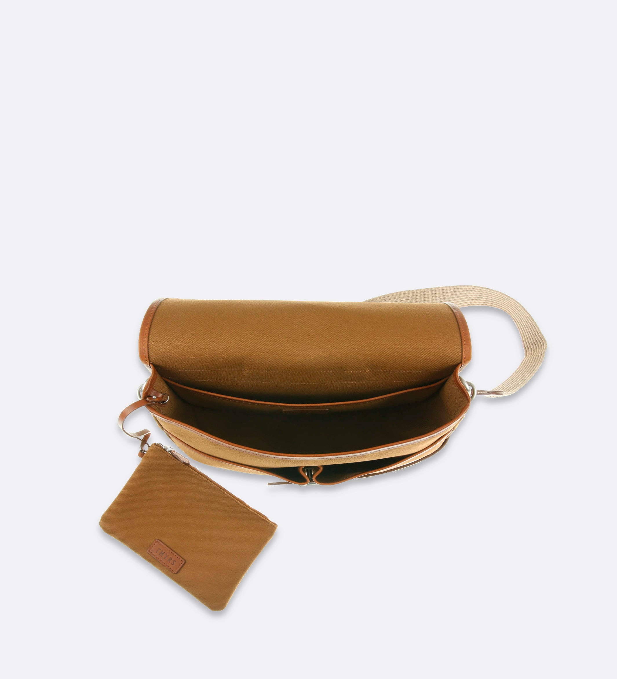 Umhängetasche aus doppeltem Twill | M