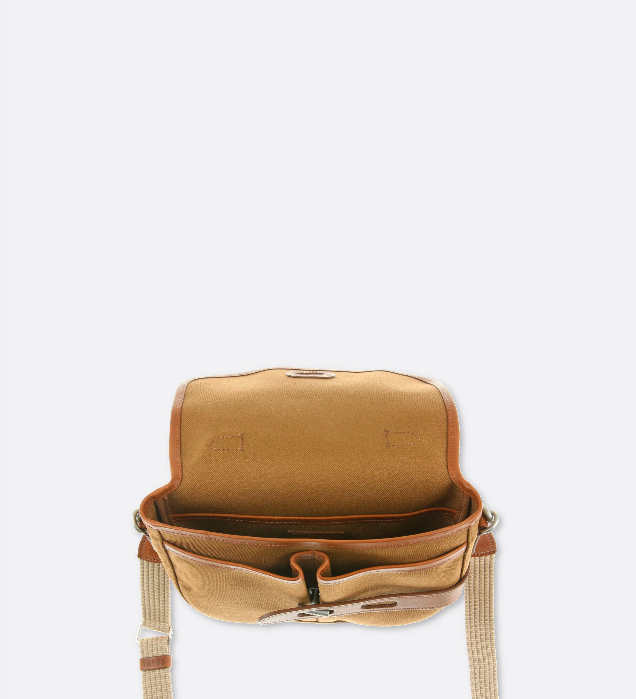 Umhängetasche aus doppeltem Twill | S