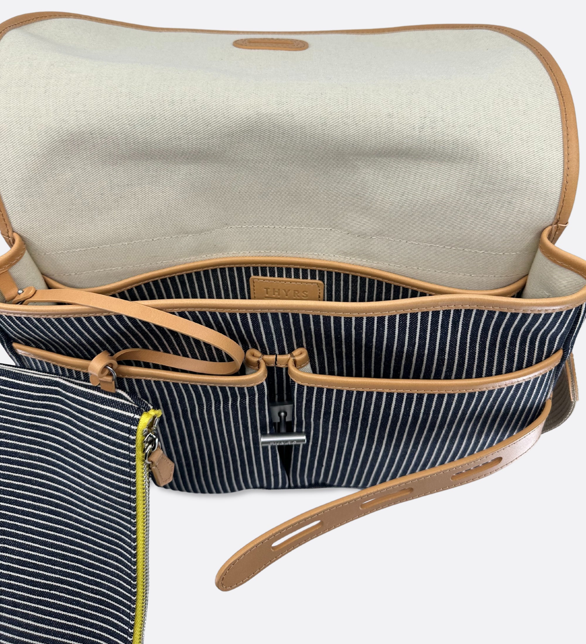 Besace taille M, en tissu écodenim, THYRS