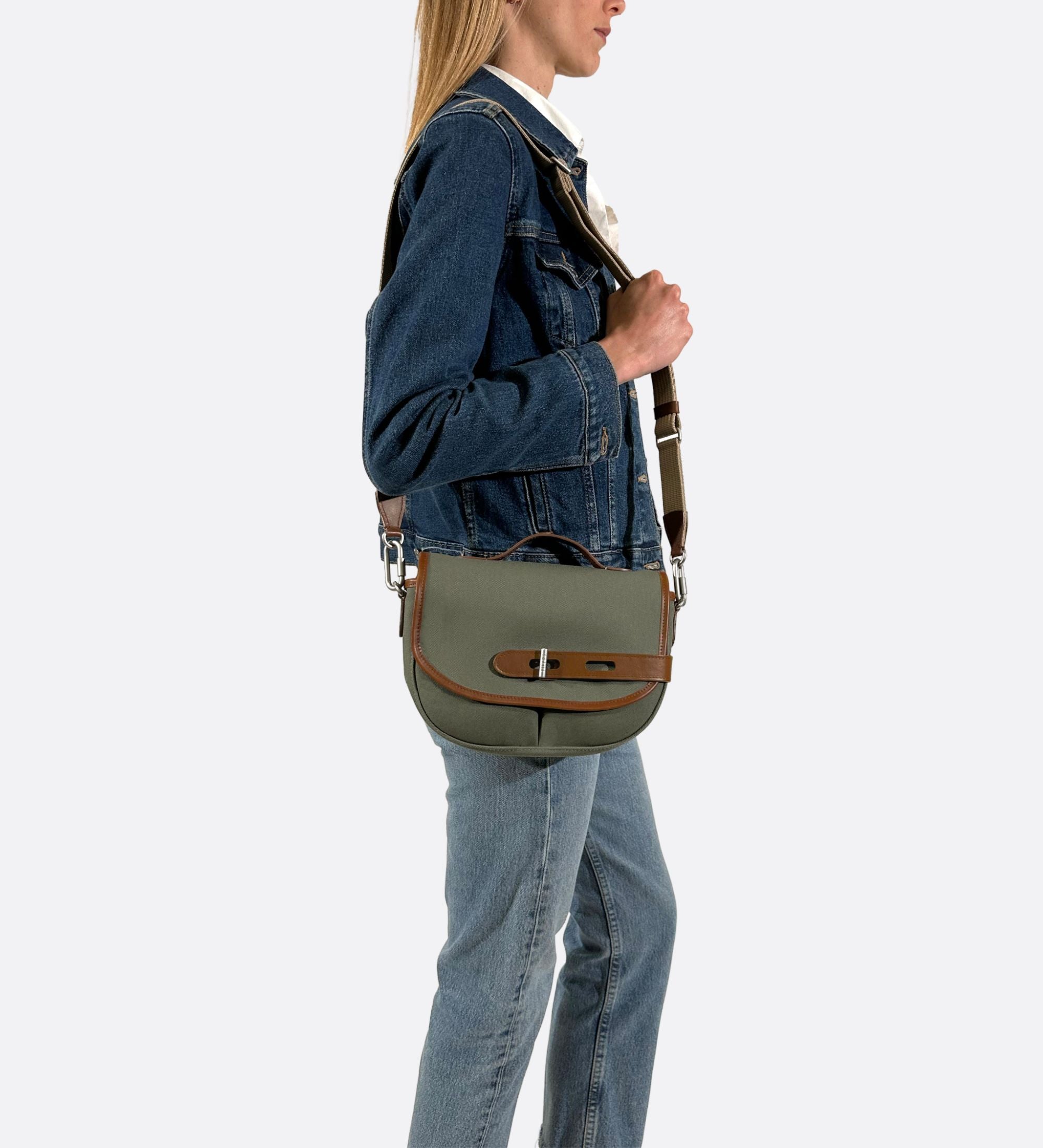 Besace Made in France kaki THYRS 