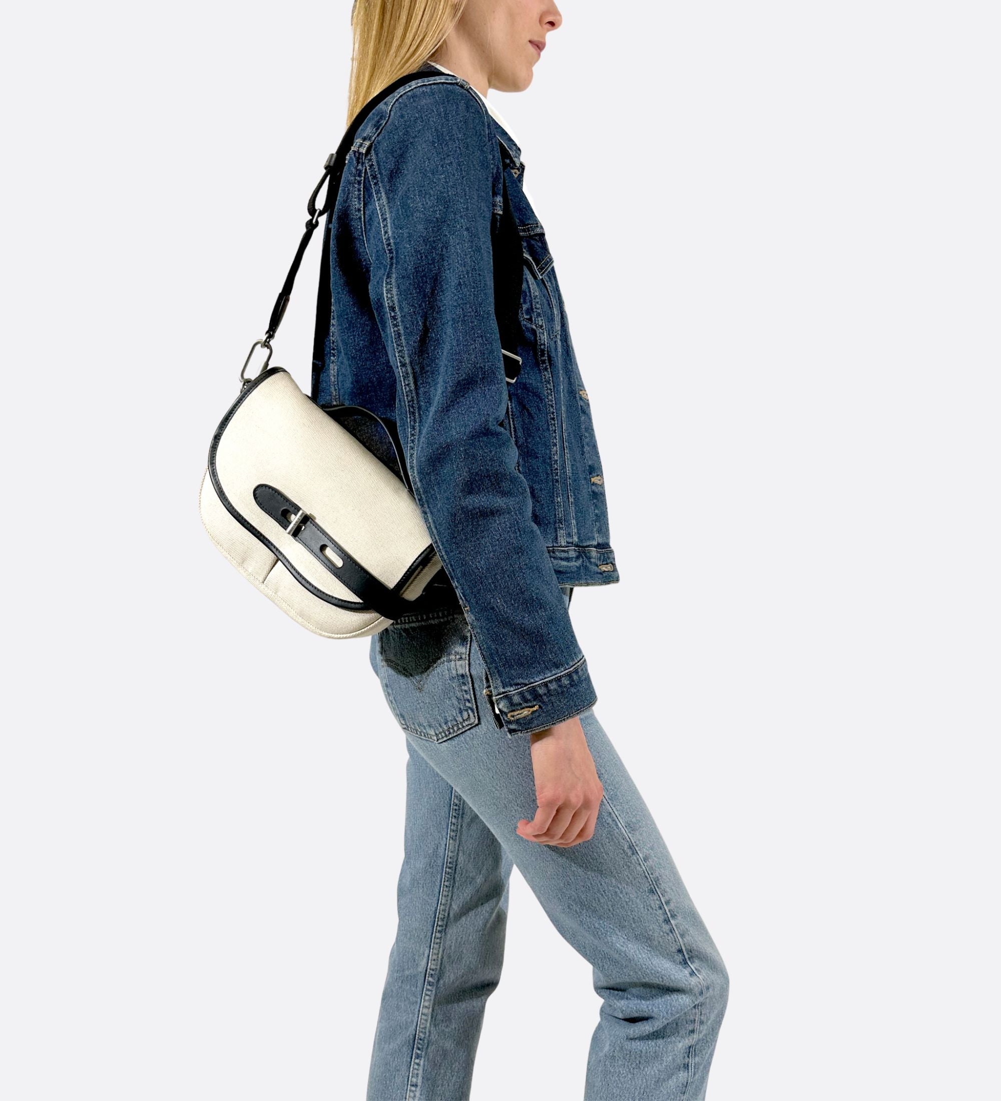 Besace Made in France natte ecru THYRS