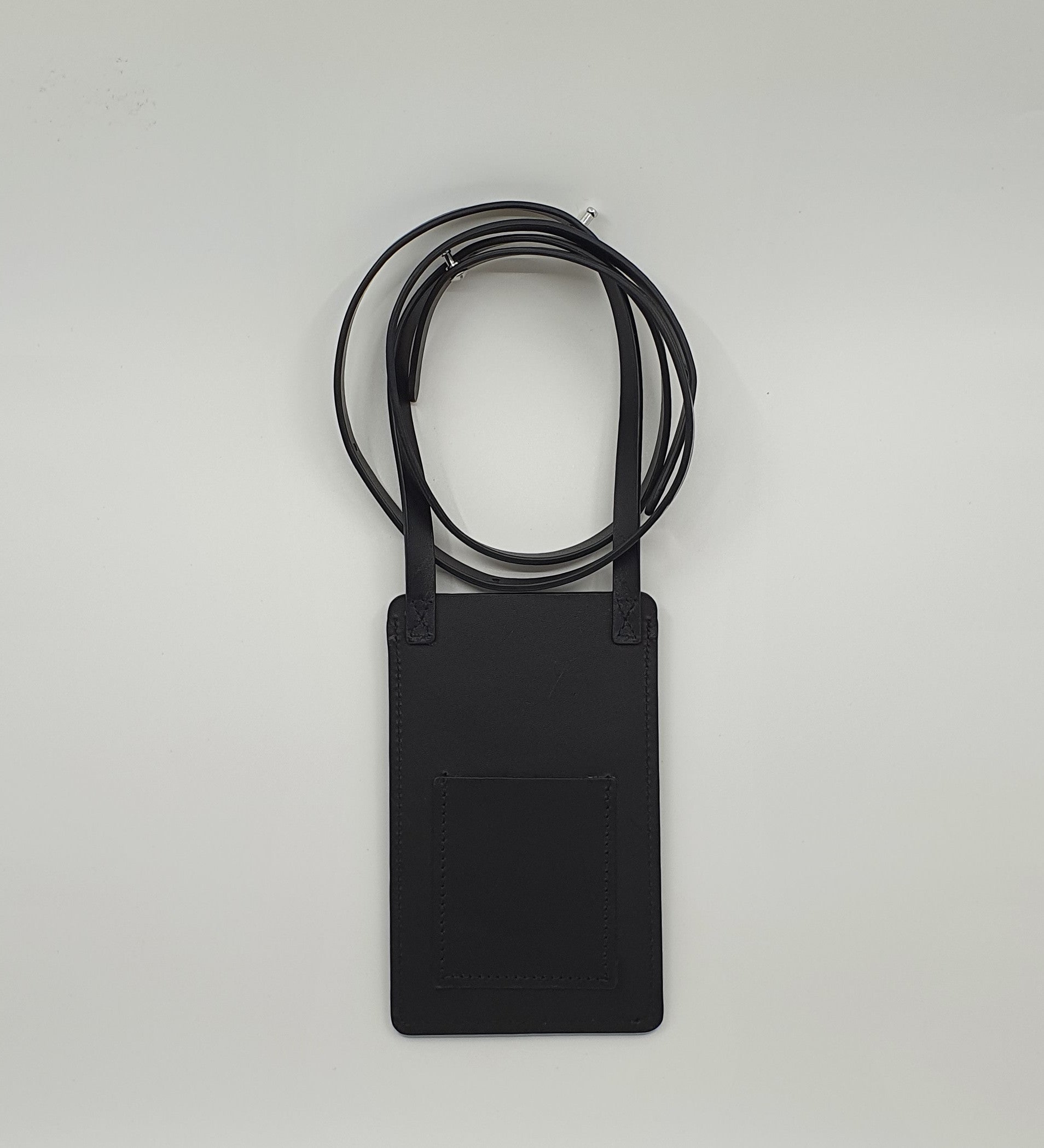 Porte-téléphone noir fabriqué en France THYRS dos