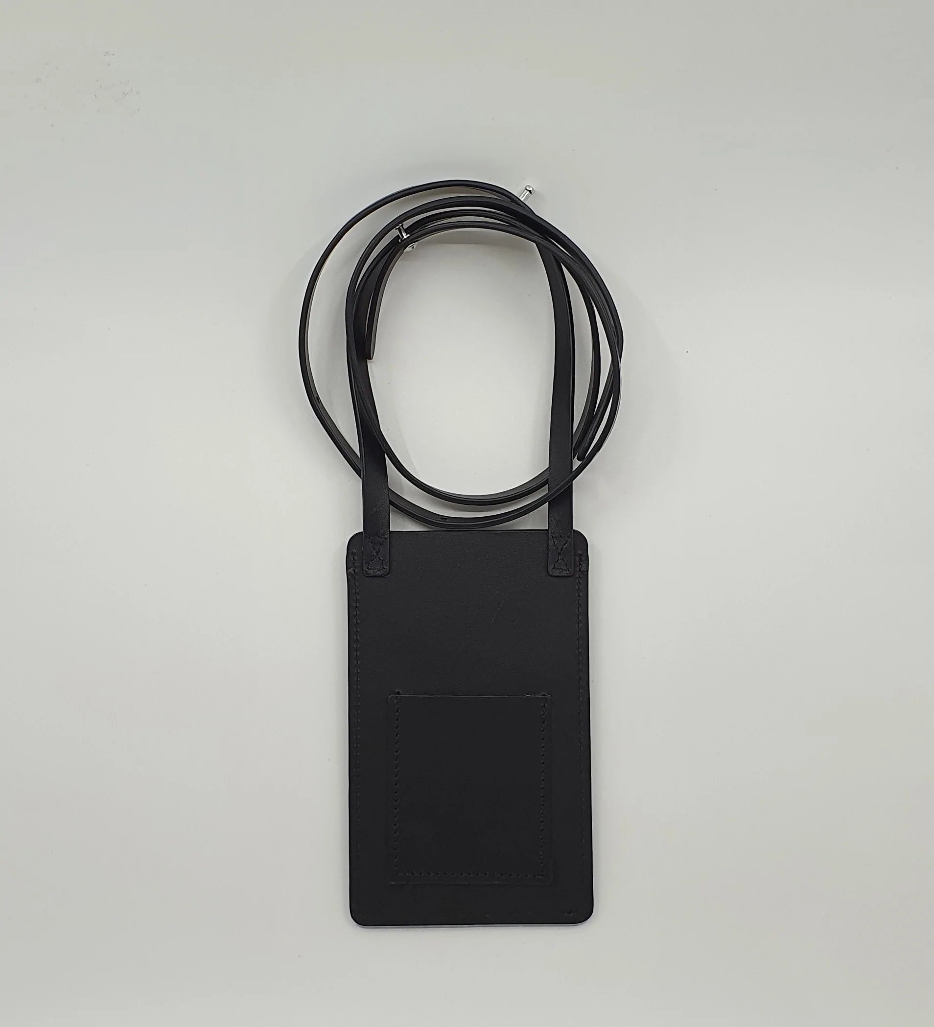 Porte-téléphone noir fabriqué en France THYRS dos